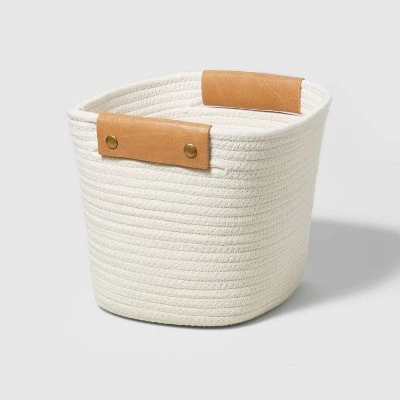 11" Decorative Coiled Rope Basket - Brightroom™ Gray 6 11" Decorative Coiled Rope Basket - Brightroom™ Gray - Image 4