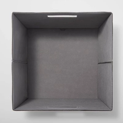 13" x 13" Fabric Bin - Brightroom™ Taupe 4 13" x 13" Fabric Bin - Brightroom™ Taupe - Image 2