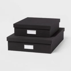 Canvas Desk Storage Box Set of 2 - Brightroom™ Gray 10 Canvas Desk Storage Box Set of 2 - Brightroom™ Gray -Brightroom shop GUEST 865b7d07 3a75 494b 99e8 39d25c3e9964