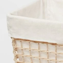 Large Tapered Woven Basket with Liner - Brightroom™ 5 Large Tapered Woven Basket with Liner - Brightroom™ -Brightroom shop GUEST 87d544dc 0366 4eb6 bebe d7b23f808e05