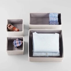 Set of 4 Collapsible Fabric Drawer Organizers - Brightroom™ 7 Set of 4 Collapsible Fabric Drawer Organizers - Brightroom™ -Brightroom shop GUEST 87fd839d 2b7f 43b0 b7ba 9d8157b138ad