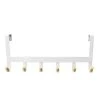 Mixed Material Over The Door 6 Hooks Rail Matte White - Brightroom™ 2 Mixed Material Over The Door 6 Hooks Rail Matte White - Brightroom™ -Brightroom shop GUEST 8cbed083 e2f5 4931 842a d58fc357950d
