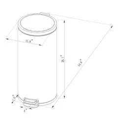 30L Round Step Trash Can - Brightroom™ Silver 10 30L Round Step Trash Can - Brightroom™ Silver -Brightroom shop GUEST 8d36cdc4 9362 4e81 a474 53869d98c8aa