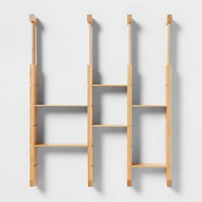 4pk Bamboo Expandable Drawer Dividers Yellow - Brightroom™ 4 4pk Bamboo Expandable Drawer Dividers Yellow - Brightroom™ - Image 2