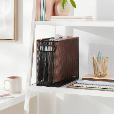 Mesh Hanging File Box Black - Brightroom™ 3 Mesh Hanging File Box Black - Brightroom™
