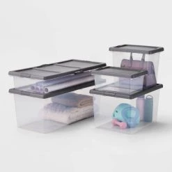 Extra Large Latching Clear Storage Box - Brightroom™ 7 Extra Large Latching Clear Storage Box - Brightroom™ -Brightroom shop GUEST 95cd7dba 53e8 4b51 a13d b6b9f52cbd56