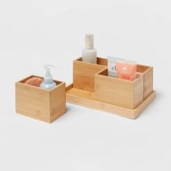 11.25" x 7" x 4.5" Modular Bamboo Vanity Organizer with Magnetic Strip - Brightroom™ 7 11.25" x 7" x 4.5" Modular Bamboo Vanity Organizer with Magnetic Strip - Brightroom™ -Brightroom shop GUEST 98293bdb 3a57 4e34 9cc7 1a9571db3738