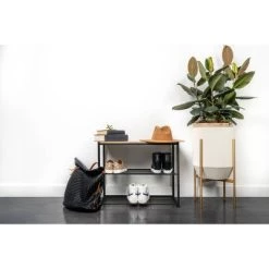 3 Tier Shoe Rack Black Metal with Natural Wood - Brightroom™ 17 3 Tier Shoe Rack Black Metal with Natural Wood - Brightroom™ -Brightroom shop GUEST 98afcc63 2d71 499c 8617 9ae2ecd81e5d