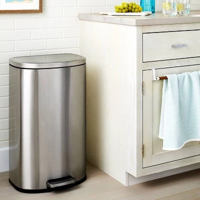 45L D Shape Step Trash Can - Brightroom™ 3 45L D Shape Step Trash Can - Brightroom™