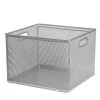 Mesh Crate File Box 10"x14"x 13.25" Silver - Brightroom™ -Brightroom shop GUEST a1b5195a b1a3 4c10 8f10 4648ccd007ce