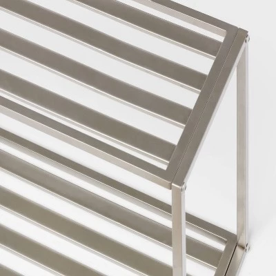 Wall Shelf Brushed Nickel Metal - Brightroom™ 4 Wall Shelf Brushed Nickel Metal - Brightroom™ - Image 2