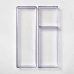 3 Bathroom Plastic Tray Beauty Organizer Set Clear - Brightroom™ 6 3 Bathroom Plastic Tray Beauty Organizer Set Clear - Brightroom™ -Brightroom shop GUEST aa4a4fc0 fbb0 4e63 b737 2eff831d8129