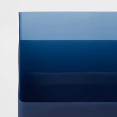 Large Desktop Organizer Shadow Blue - Brightroom™ 4 Large Desktop Organizer Shadow Blue - Brightroom™ - Image 2