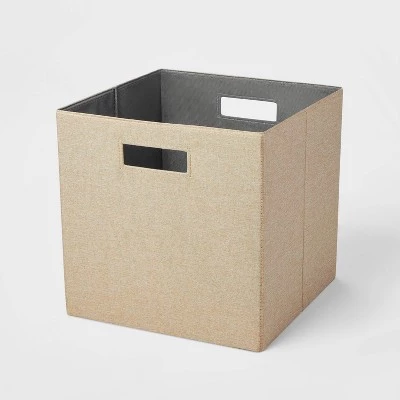 13" x 13" Fabric Bin - Brightroom™ Taupe 22 13" x 13" Fabric Bin - Brightroom™ Taupe - Image 20