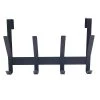 Heavy Duty Over The Door 4 Hooks Rail Matte Black - Brightroom™ 1 Heavy Duty Over The Door 4 Hooks Rail Matte Black - Brightroom™ -Brightroom shop GUEST b1a71543 0f63 40a3 a300 4c7c09d9181c