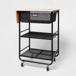 Metal Storage Cart with Mesh Drawer and Wood Top - Brightroom™ White 9 Metal Storage Cart with Mesh Drawer and Wood Top - Brightroom™ White -Brightroom shop GUEST b9ec02d7 e818 4bdb 9f48 5453473bab39