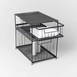 Small Stackable Slide Out Drawer - Brightroom™ Black 10 Small Stackable Slide Out Drawer - Brightroom™ Black -Brightroom shop GUEST bb435eb5 b081 446f 98d9 1ccfd69b644b