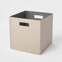 13" x 13" Fabric Bin - Brightroom™ Taupe 40 13" x 13" Fabric Bin - Brightroom™ Taupe -Brightroom shop GUEST bd39441c fe3f 4f84 bbce 3d47dbe7b93a