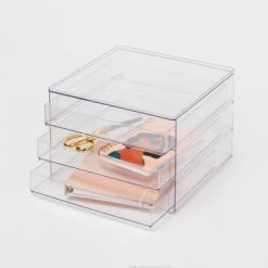 All Purpose 3 Drawer Storage Clear - Brightroom™ 7 All Purpose 3 Drawer Storage Clear - Brightroom™ -Brightroom shop GUEST bed8afa5 14b2 4943 91a3 9cebbabacd7a
