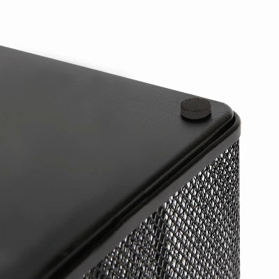 Mesh Medium Desktop Organizer Black - Brightroom™ 5 Mesh Medium Desktop Organizer Black - Brightroom™ - Image 3