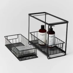 Two Tiered Slide Out Organizer - Brightroom™ Black 10 Two Tiered Slide Out Organizer - Brightroom™ Black -Brightroom shop GUEST c1d648d6 4a85 45b3 82dc d0a201713172
