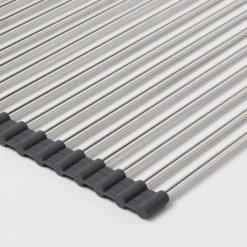 Over the Sink (Roll Away) Dish Drainer Silver - Brightroom™ 5 Over the Sink (Roll Away) Dish Drainer Silver - Brightroom™ -Brightroom shop GUEST c319593c 83e3 4fce 9737 6b37e6c8f050