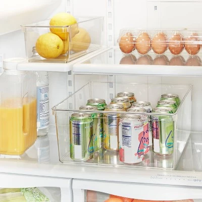 6"x14.5"x13.1" XL Fridge & Pantry Bin Clear - Brightroom™ 3 6"x14.5"x13.1" XL Fridge & Pantry Bin Clear - Brightroom™