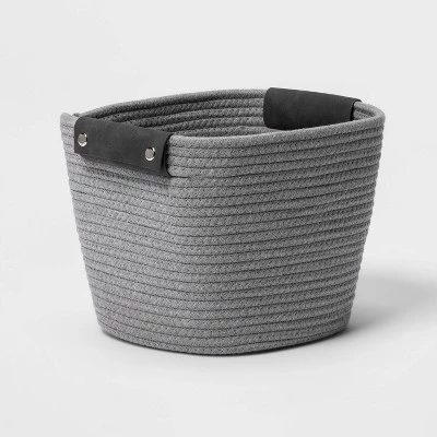 11" Decorative Coiled Rope Basket - Brightroom™ Gray 7 11" Decorative Coiled Rope Basket - Brightroom™ Gray - Image 5