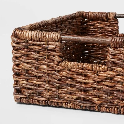 Woven Abaca Folio Bin - Brightroom™ 4 Woven Abaca Folio Bin - Brightroom™ - Image 2