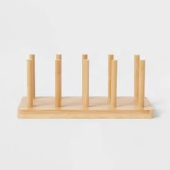 Wood 4 Slot Cutting Board Pan Lid Organizer Yellow - Brightroom™ 5 Wood 4 Slot Cutting Board Pan Lid Organizer Yellow - Brightroom™ -Brightroom shop GUEST cdd00942 2193 44e6 9d02 33e4146fa39d