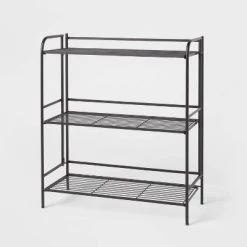 Folding 3 Shelves Black - Brightroom™ 9 Folding 3 Shelves Black - Brightroom™ -Brightroom shop GUEST ce208200 283a 4e2e b8fc a1dfb6696770