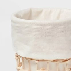 Round Woven Basket with Liner - Brightroom™ 5 Round Woven Basket with Liner - Brightroom™ -Brightroom shop GUEST cfd1bbf3 5ffe 4edd abaa 9f635eb10329