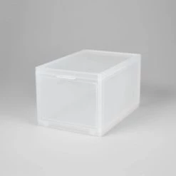 Small Stackable Bins Front Opening Clear Plastic - Brightroom™ 10 Small Stackable Bins Front Opening Clear Plastic - Brightroom™ -Brightroom shop GUEST d14984ec d883 4043 91a2 cad190d9ba3c
