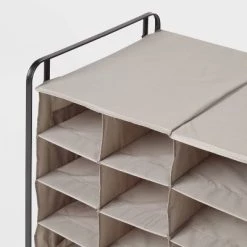 4 Tier Rolling Cubby Shoe Rack Gray - Brightroom™ 5 4 Tier Rolling Cubby Shoe Rack Gray - Brightroom™ -Brightroom shop GUEST d3148ae5 1317 4a27 96a4 b1e9f2da163b