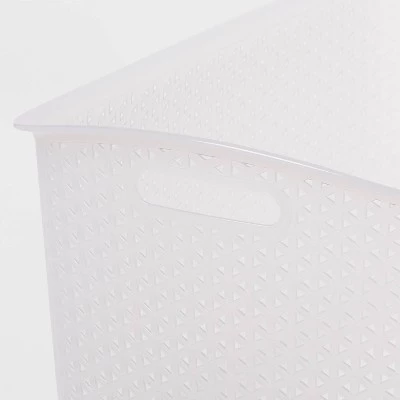 Y-Weave Jumbo Decorative Storage Basket Translucent - Brightroom™ 4 Y-Weave Jumbo Decorative Storage Basket Translucent - Brightroom™ - Image 2
