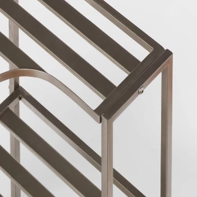 Small Space Storage Cabinet Brushed Nickel Metal - Brightroom™ 4 Small Space Storage Cabinet Brushed Nickel Metal - Brightroom™ - Image 2