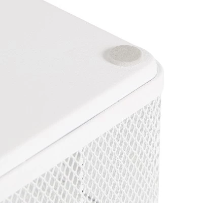 Mesh Medium Desktop Organizer White - Brightroom™ 5 Mesh Medium Desktop Organizer White - Brightroom™ - Image 3