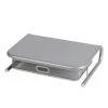 Mesh Monitor Stand with Drawer Silver - Brightroom™ 1 Mesh Monitor Stand with Drawer Silver - Brightroom™ -Brightroom shop GUEST d81fb111 e25a 4a61 b9d6 e5b76a324007