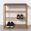 4 Tier Shoe Rack Brass with Walnut Wood - Brightroom™ 1 4 Tier Shoe Rack Brass with Walnut Wood - Brightroom™ -Brightroom shop GUEST e31dce3a bdeb 4fd6 b72c 1d264900f33c