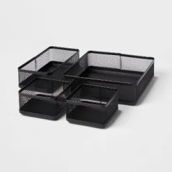 Mesh desk Organizer Black - Brightroom™ 5 Mesh desk Organizer Black - Brightroom™ -Brightroom shop GUEST e45501c9 1ce9 4547 98dd 0a9b436ee73c