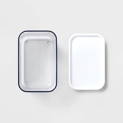 5pc Airtight Canister Set White - Brightroom™ 4 5pc Airtight Canister Set White - Brightroom™ - Image 2