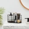 Divided Wire Basket with Wood Handle Black - Brightroom™ 2 Divided Wire Basket with Wood Handle Black - Brightroom™ -Brightroom shop GUEST ec6ac29d 2874 40e8 b27a d339a1a59f7b