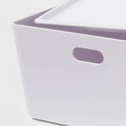 11L Stacking Bin with Lid White - Brightroom™ -Brightroom shop GUEST ee9ef6f6 e708 49d1 8a5e aedc4f8298f0