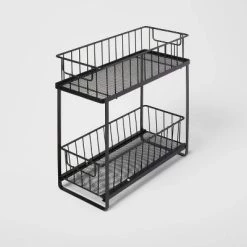Two Tiered Slide Out Organizer - Brightroom™ Black 11 Two Tiered Slide Out Organizer - Brightroom™ Black -Brightroom shop GUEST eec36ea2 4ac0 4ad7 aa69 b2e0b7bd15f6