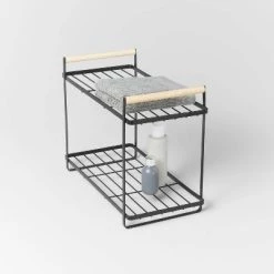 Wood Handle Tiered Vanity Organizer Black - Brightroom™ 7 Wood Handle Tiered Vanity Organizer Black - Brightroom™ -Brightroom shop GUEST ef9f504c 19ce 47b2 a3eb d9c7c36c8651