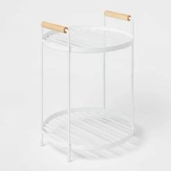 Round Vanity Organizer with Wood Handles - Brightroom™ Matte Black 8 Round Vanity Organizer with Wood Handles - Brightroom™ Matte Black -Brightroom shop GUEST f2434174 7b6c 4774 aa32 39b1c1176e31