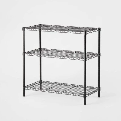 3 Tier Wide Wire Shelving - Brightroom™ Chrome 5 3 Tier Wide Wire Shelving - Brightroom™ Chrome - Image 3