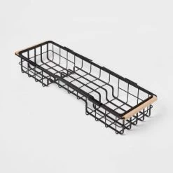 Metal Bathtub Caddy with Wood Handles - Brightroom™ Matte Black 8 Metal Bathtub Caddy with Wood Handles - Brightroom™ Matte Black -Brightroom shop GUEST f45862cd 2f50 47e8 9b76 13198512d8b4