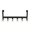 Mixed Material Over The Door 6 Hooks Rail Matte Black - Brightroom™ 1 Mixed Material Over The Door 6 Hooks Rail Matte Black - Brightroom™ -Brightroom shop GUEST f77817c6 b17a 4038 a8d9 83e54ac180a4