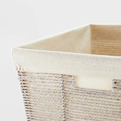 Twisted Rope Laundry Basket Gray - Brightroom™ 4 Twisted Rope Laundry Basket Gray - Brightroom™ - Image 2